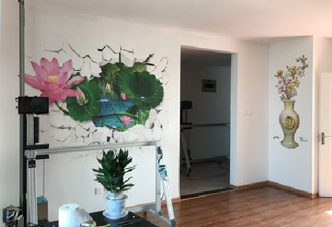 南召墙体彩绘相比墙纸的优势。