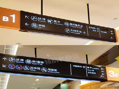 南召如何通过商场标识牌引导客流分布？