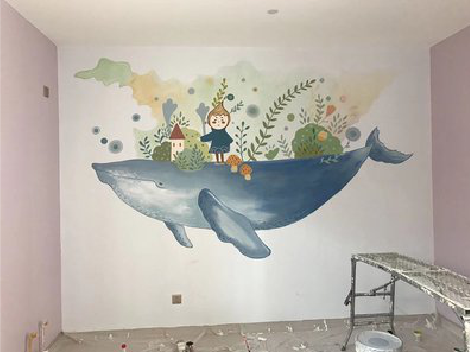 南召手绘墙的特点及优势。